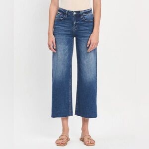 VERVET BY FLYING MONKEY Dark Blue Flare Jeans